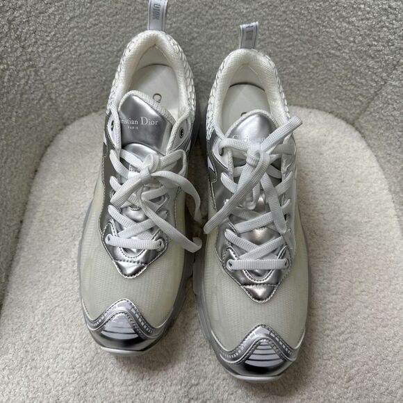 Christian Dior Sneakers Color Grey Size 41 - Picture 1 of 4
